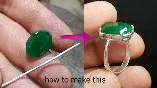Jewelry making || how to make a ring || ring soldering
