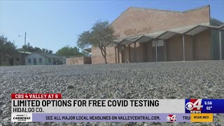 Limited options for free COVID testing