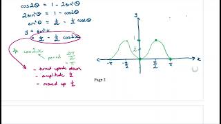 Yr 12 Ext 1 Trigonometric Equations 1 - Equations involving compound angles