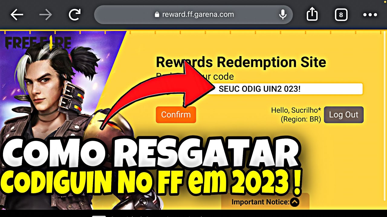 CODIGUIN FF 2021: código Free Fire infinito é liberado no Rewards