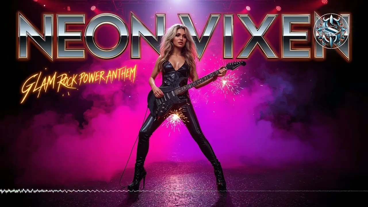 Neon Vixen 💋 Glam Rock Power Anthem | Sleazy Hair-Metal Riffs & Big Chorus