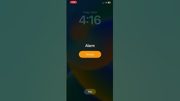 iPhone Alarm Screen | iOS 16.2