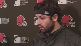 Baker Mayfield storms out of press conference after heated exchange with reporter Information