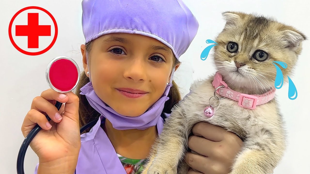 Play: Ruby and Bonnie Pretend to Be a Vet: high-energy pretend play, not a nature documentary
