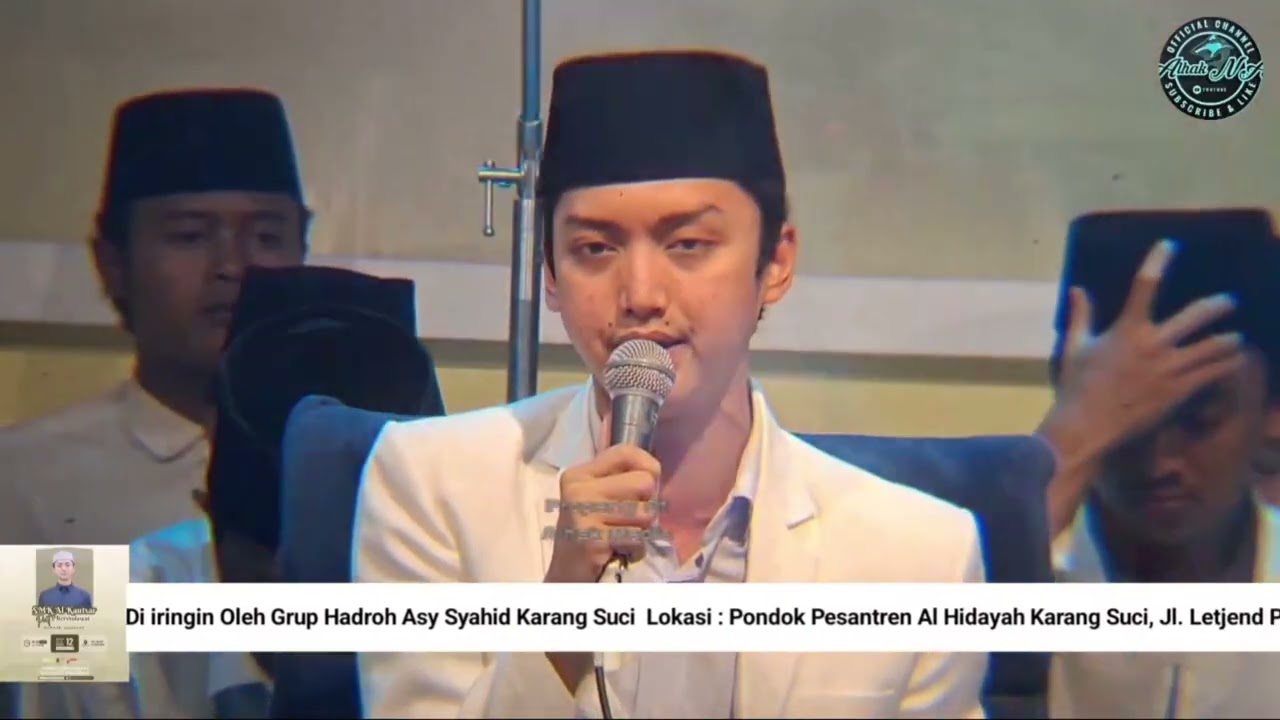 Purwokerto Bersholawat Bersama Gus Azmi Askandar dan di iringi Grup Hadroh Asy Syahid Karang Suci