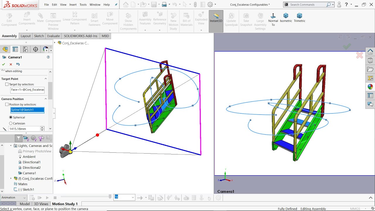 How to Create Walk Through Animation in Solidworks - YouTube