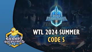 #WTL 2024 Summer: Code S - Round 3 Day 1 with Light_VIP & Yakuzaku | Team League | !patreon