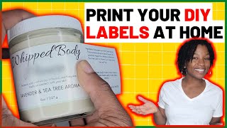 How I PRINT my product Labels at home | online labels | Maestro Label