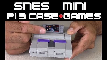SNES MINI PI 3 case with Cartridges