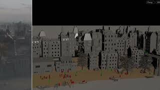 Adam Ledger Crowd Simulation VFX Example