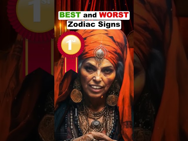Ranking the BEST and WORST Zodiac Signs #zodiac #astrology class=