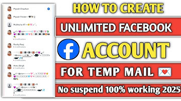 How to Create Unlimited Facebook Accounts Without Suspended | TempMail Trick 2025 | 100% Live Proof!
