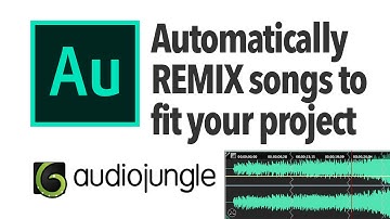 Adobe Audition REMIX function to shorten music clips from AudioJungle