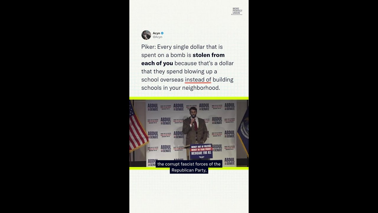 Hasan Piker Speaks on Defense Spending