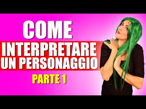 Video: Come Interpretare Un Ruolo