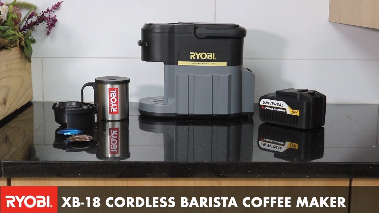 XB-18 Cordless Barista Coffee Maker. 