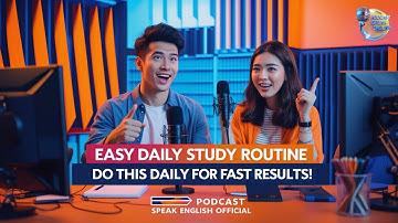 Easy Daily Study Routine to Improve English - DO THIS DAILY for FAST results!