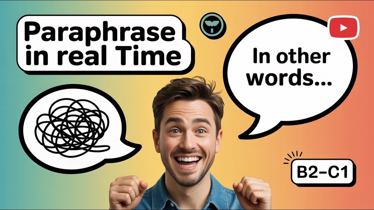 Real-Time Paraphrasing: Say It Another Way for Smooth English Conversations (B2–C1)