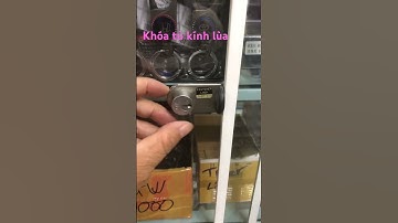 Khóa tủ kính lùa 2 cánh (S65)