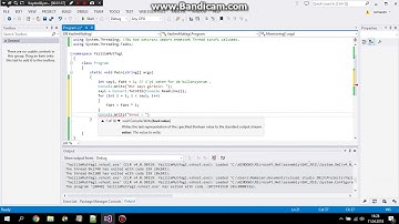 C# - Faktöriyel Hesabı
