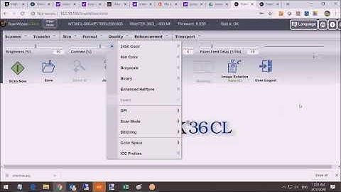 Image Access WideTEK36cl ScanWizard
