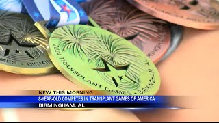 Lee County 8-years-old wins gold at Transplant Games of America