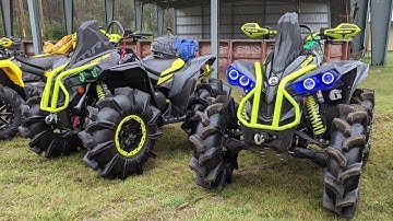 Canam XMR 1000 Polaris Sportsman Assassinators SuperATV Water Hole