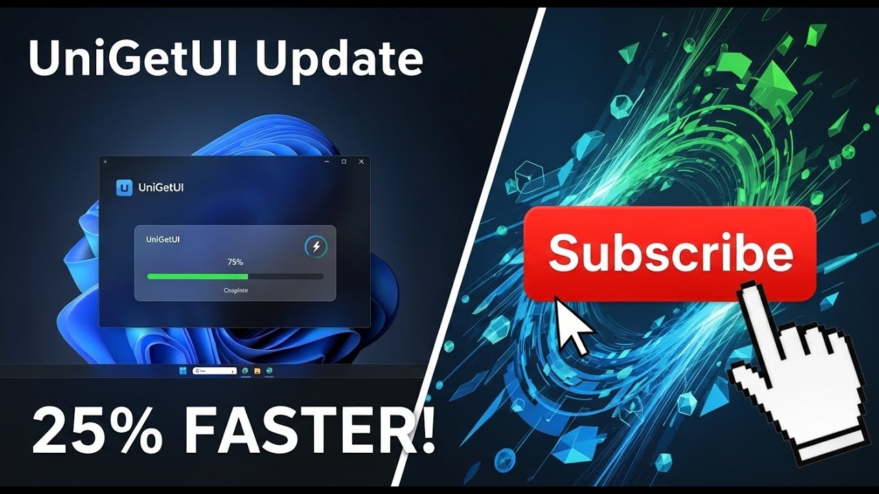 Windows 11 & 10 Users Get a MASSIVE 25% Speed Boost with UniGetUI Update