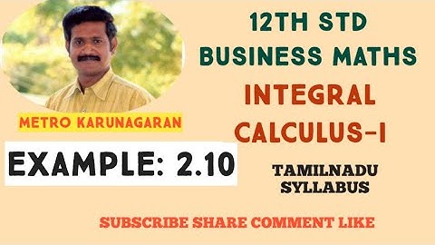 12th Std BM Example 2.10 Evaluate integration 2/(3x+5) dx