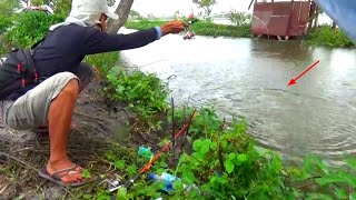 INI SAATNYA SAYA PESTA IKAN BESAR!! MANCING DISUNGAI BERKALI KALI NARIK IKAN MAS BESAR