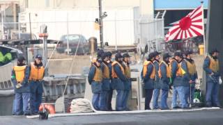 [20170320]本日の横須賀～潜水艦入港作業～