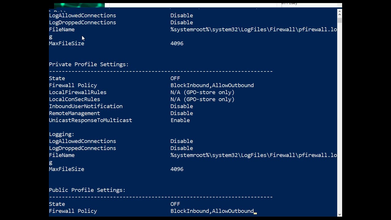 How To Turn On Off Windows Firewall Using Command Line