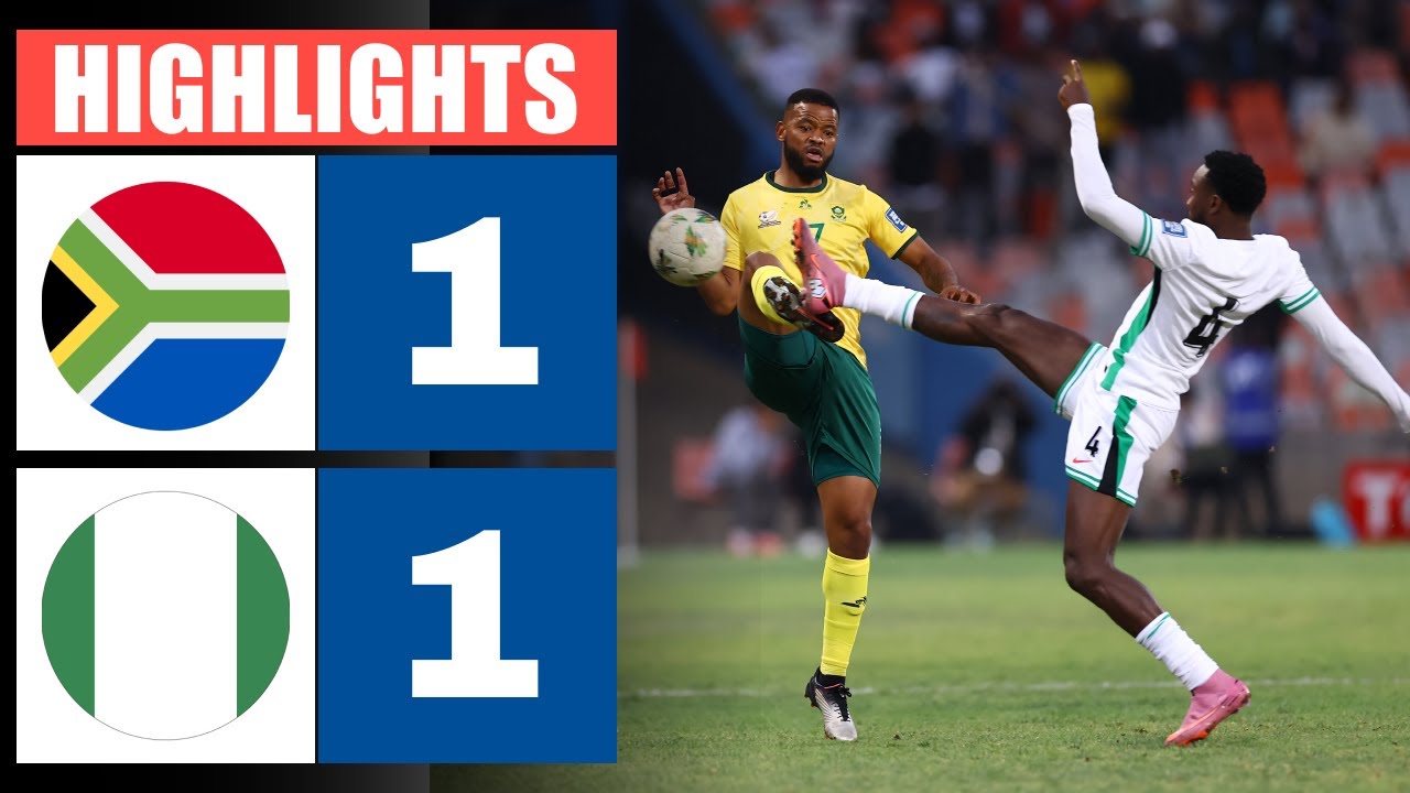 🔴 South Africa vs Nigeria LIVE | CAF World Cup Qualifiers 2026 | Match Live Today