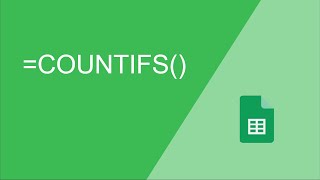 [Google Sheets] How to use the COUNTIFS function.