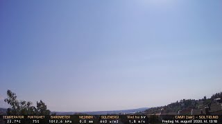 Timelapse Cam 1 - 14. august 2020