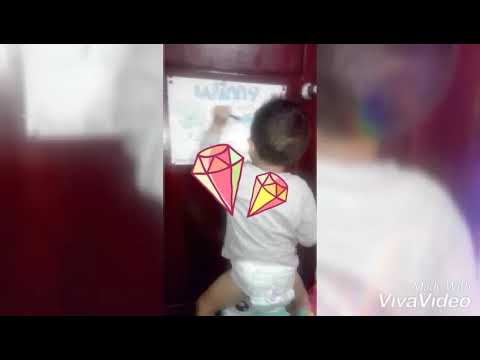 Mi Bebe Pintando Con Sus Baby Pants Winny 
