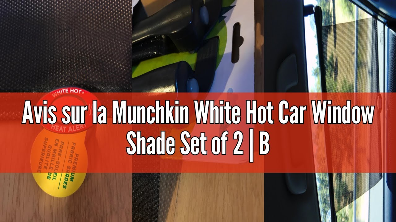 Parasole Per Auto Munchkin - 2 Pezzi Con Indicatore Di Calore, Protezione UV Per Bambini - Foto 3