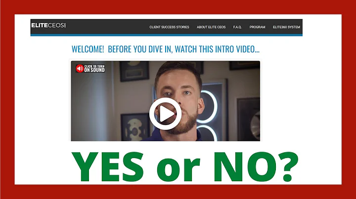 Elite CEOs Review - Legit Mastermind?