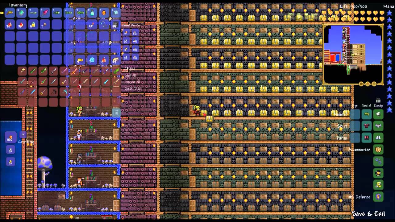 terraria maps