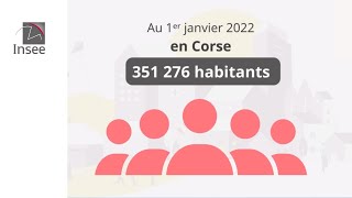 Populations de référence en Corse : 351 276 habitants au 1er janvier 2022