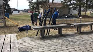 Trampoline Assembly Time Lapse