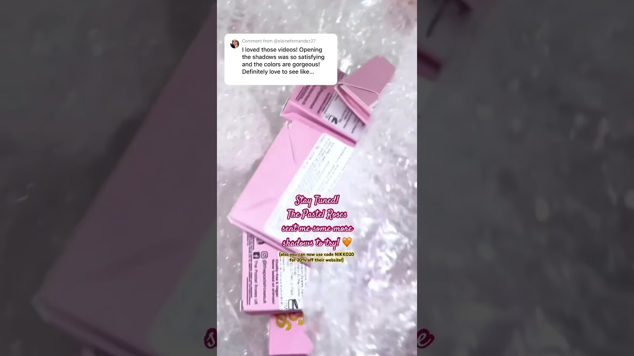 Relaxing No Talking ASMR Makeup Unboxing The Pastel Roses UK Eyeshadow 💫 