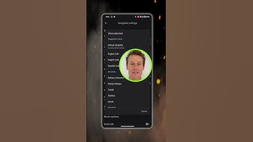 How to change the Google Maps voice