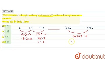 Which number will replace the question mark(?) in the following number series? 6,15,42, ?,366, 1...