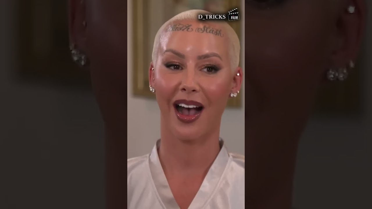 AMBER ROSE TALK BLEACHED BUZZ CUT. AND REVEALS SHE'S FRIENDS WITH SANDRA BULLOCK & STILL SINGLE