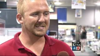 Broken pipe floods part of Abilene Best Buy