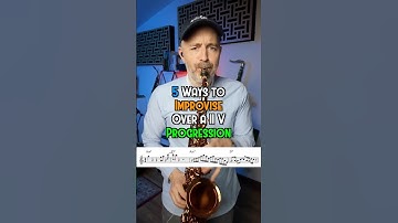 5 Ways to Jam over ii V - with Transcription!