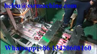 Pre-made doypack sealing machine with belt type bag placer helen@ssrmachine.com