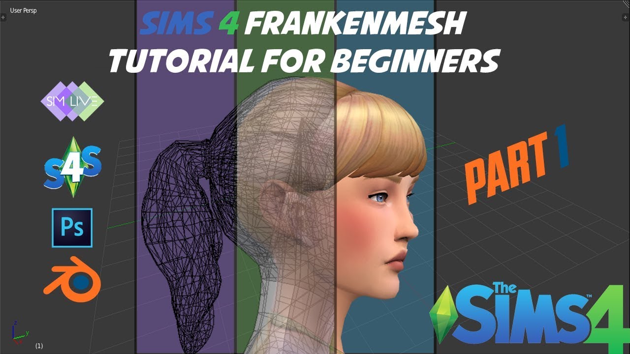 make a hair mesh sims 4