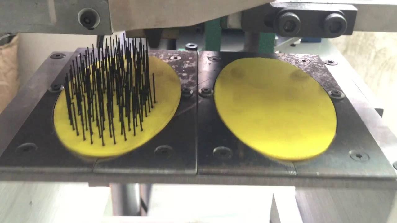 Rubber comb making machine - YouTube